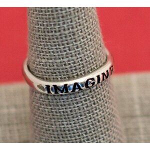 Word Imagine Ring Sterling Silver Avon Size 7 - F5